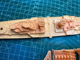 3d Printed 1/700 British Hms Incomparable Battleship(full Hull/waterline)